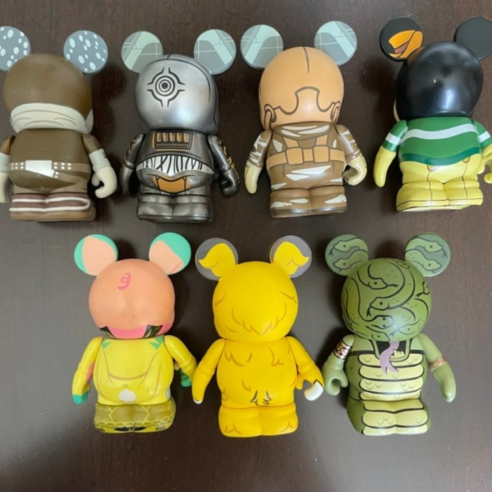 Disney Vinylmation 7 PC Lot Villians Mortimer Mouse Chaser Urban Redux Star Wars - Picture 6 of 13